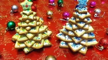 Рецепт Апельсиновое печенье "Ёлочки"
