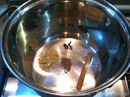 Приготовление рецепта Безалкогольный &quot;Глинтвейн&quot; шаг 2