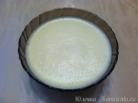 Приготовление рецепта Блинный пирог с яблоками и бананами шаг 3