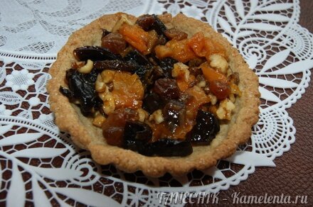 Приготовление рецепта Тарталетки с сухофруктами шаг 9