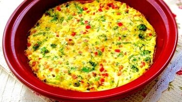 Рецепт Фриттата с ветчиной и овощами