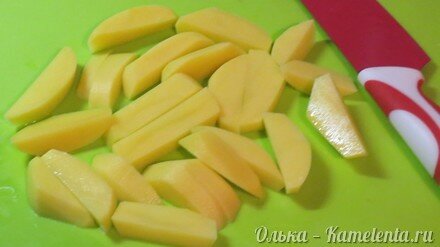 Приготовление рецепта Хрустящий картофель, запеченный в яичном белке шаг 1