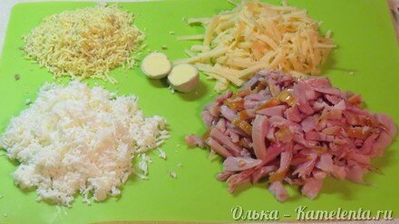 Приготовление рецепта Салат &quot;Ветка Сакуры&quot; шаг 4