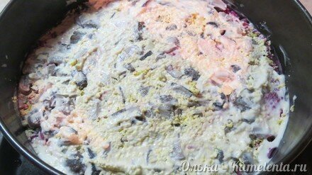 Приготовление рецепта Салат &quot;Ветка Сакуры&quot; шаг 12