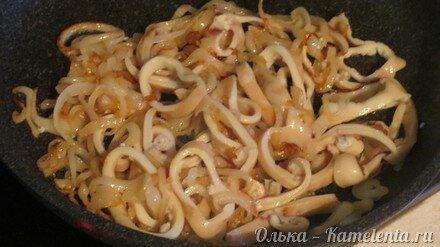 Приготовление рецепта Кальмар в сладком восточном соусе шаг 9