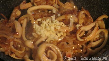 Приготовление рецепта Кальмар в сладком восточном соусе шаг 12