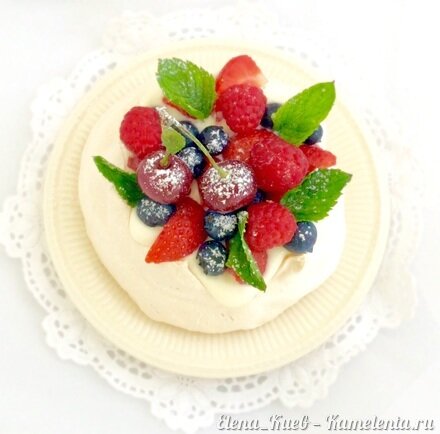 Приготовление рецепта Торт &quot;Павлова&quot; шаг 17