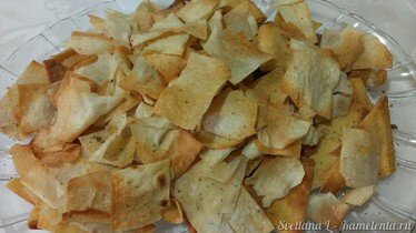 Чипсы из лаваша