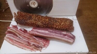 Рецепт Грудинка свиная вяленая (бекон)