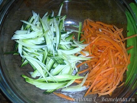 Приготовление рецепта Грибы вешенки с овощами по корейским мотивам шаг 5