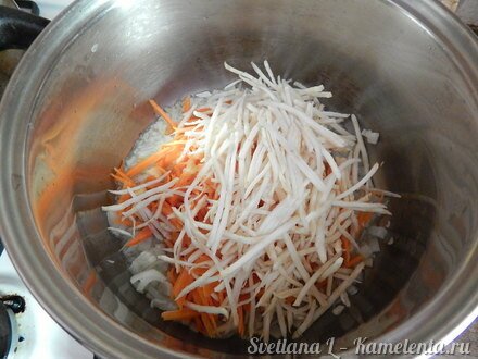 Приготовление рецепта Зеленый минестроне шаг 3