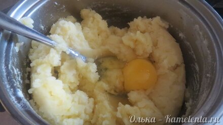 Приготовление рецепта Рыба с овощами в картофельной тарелке шаг 8