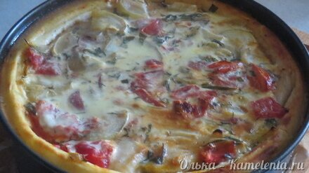 Приготовление рецепта Рыба с овощами в картофельной тарелке шаг 18