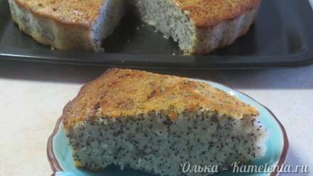 Приготовление рецепта Маковый пирог на основе манки шаг 7