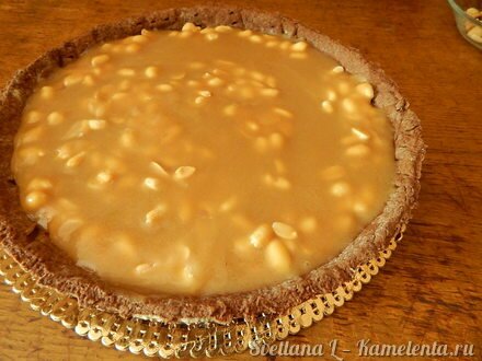 Приготовление рецепта Шоколадно-карамельный тарт шаг 9