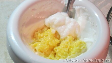 Приготовление рецепта Камбала в суфле из сыра шаг 5