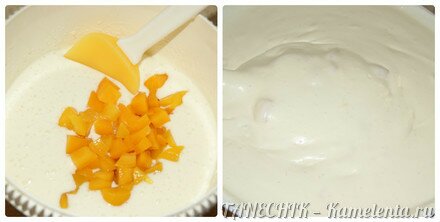 Приготовление рецепта Торт-мусс с персиками шаг 8