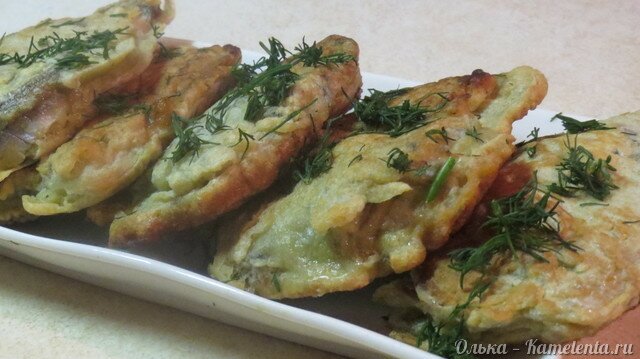 Рецепт рыбных оладий