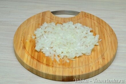 Приготовление рецепта Пирог-перевёртыш с шампиньонами шаг 5