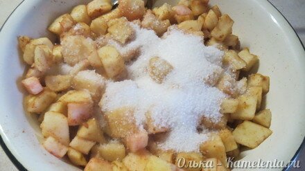 Приготовление рецепта Американский яблочный пирог шаг 6