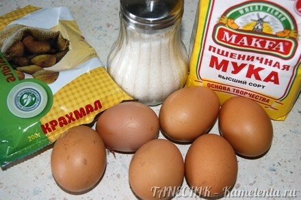 Приготовление рецепта Бисквит в мультиварке шаг 1