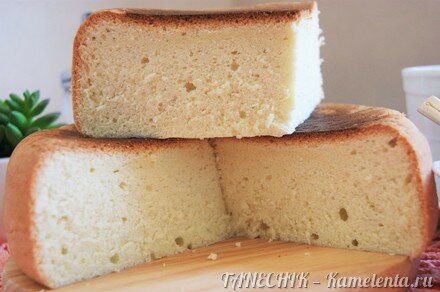 Приготовление рецепта Бисквит в мультиварке шаг 10