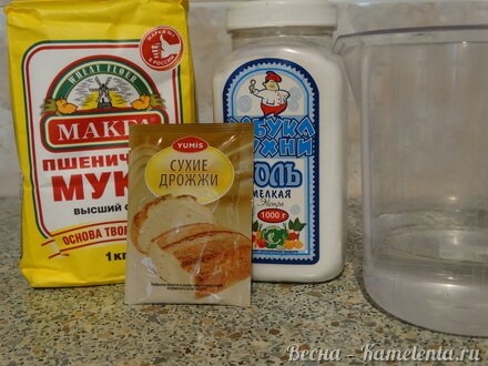 Приготовление рецепта Деревенский хлеб шаг 1