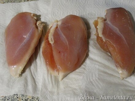 Приготовление рецепта Салат овощной с вяленой куриной грудкой шаг 2