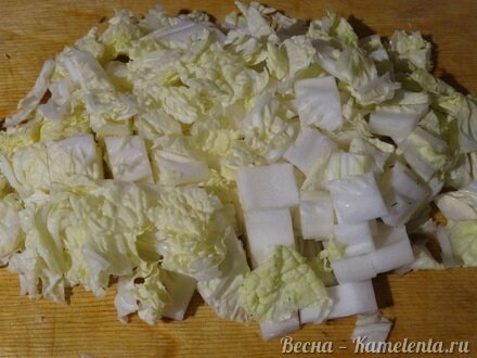 Приготовление рецепта Салат овощной с вяленой куриной грудкой шаг 10