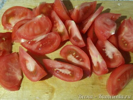 Приготовление рецепта Салат овощной с вяленой куриной грудкой шаг 12