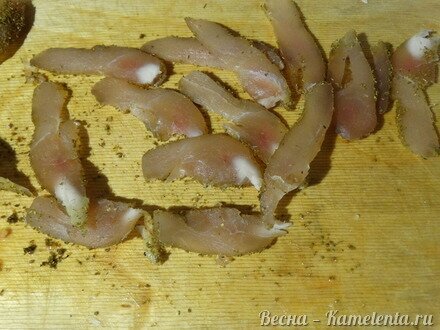 Приготовление рецепта Салат овощной с вяленой куриной грудкой шаг 13