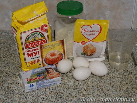 Приготовление рецепта Торт-суфле &quot;Цветочное облако&quot; шаг 7