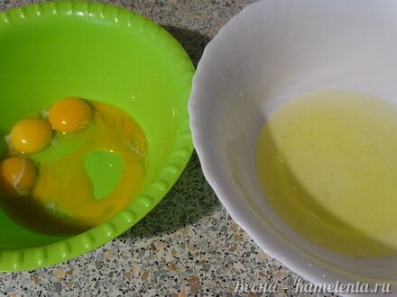 Приготовление рецепта Торт-суфле &quot;Цветочное облако&quot; шаг 9