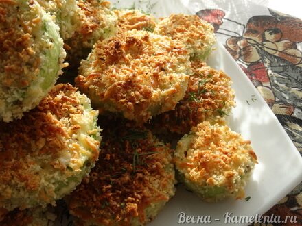 Приготовление рецепта Медальоны из кабачков шаг 11