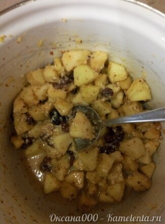 Приготовление рецепта Яблочный пирог с овсянкой шаг 2