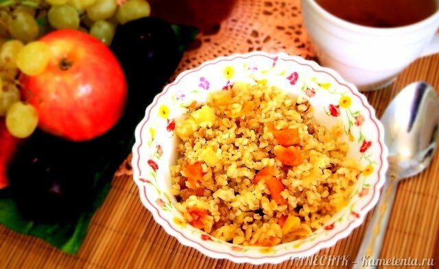 Рецепт булгура с сухофруктами в мультиварке
