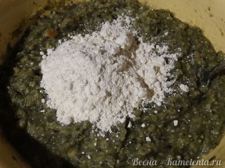 Приготовление рецепта Оладьи из баклажанов шаг 10