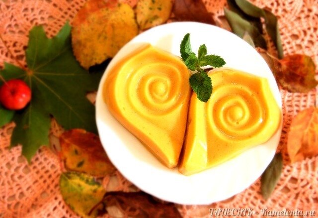 Рецепт десерта из запеченной тыквы