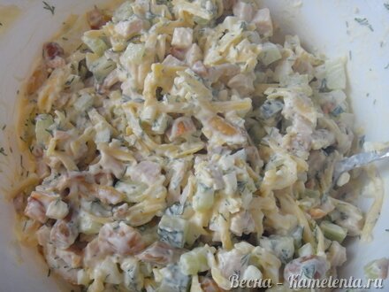 Приготовление рецепта Салат &quot;баклажанная шкатулка&quot; шаг 8