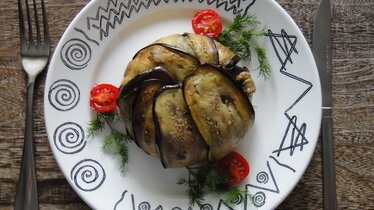 Рецепт Салат "баклажанная шкатулка"