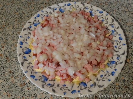 Приготовление рецепта Салат &quot;Невеста&quot; шаг 9