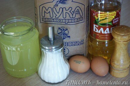Приготовление рецепта Блины на сыворотке шаг 1
