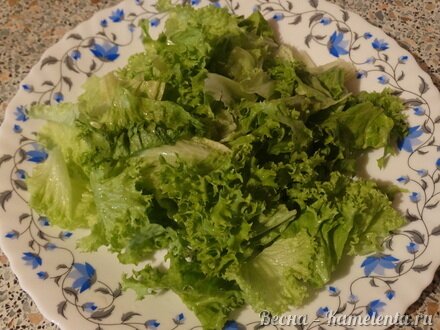 Приготовление рецепта Салат с запечённой тыквой шаг 7