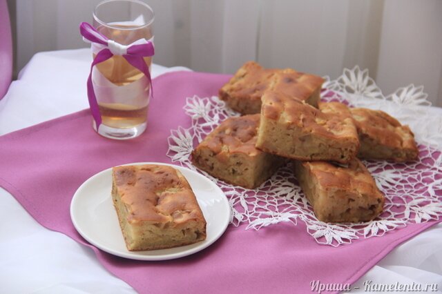 Рецепт шарлотки на кефире