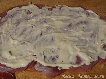 Приготовление рецепта Мясо по-гусарски шаг 6