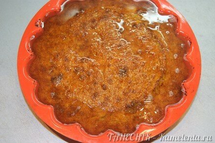 Приготовление рецепта Тыквенный манник с лимонной пропиткой шаг 8