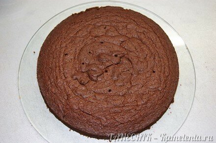 Приготовление рецепта Торт &quot;Черничный мусс на брауни&quot; шаг 4