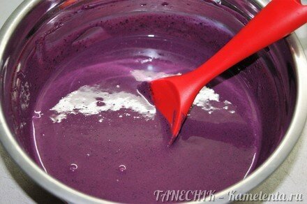 Приготовление рецепта Торт &quot;Черничный мусс на брауни&quot; шаг 9