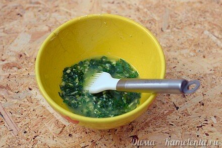 Приготовление рецепта Сырные булочки с чесноком и базиликом шаг 5