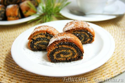 Приготовление рецепта Маковые улитки шаг 9